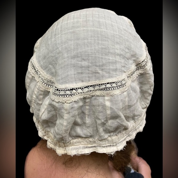 Edwardian Cotton Bed Hat main image 4